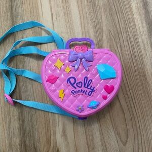 Polly Pocket Tiny is Mighty Theme Park Backpack Heart Playset